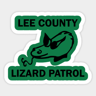 Lee County Lizard Patrol Sticker
